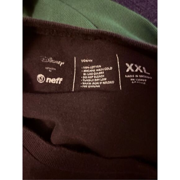 Disney Neff Collab Black Mickey Mouse T-Shirt. Size 2XL - Picture 3 of 7